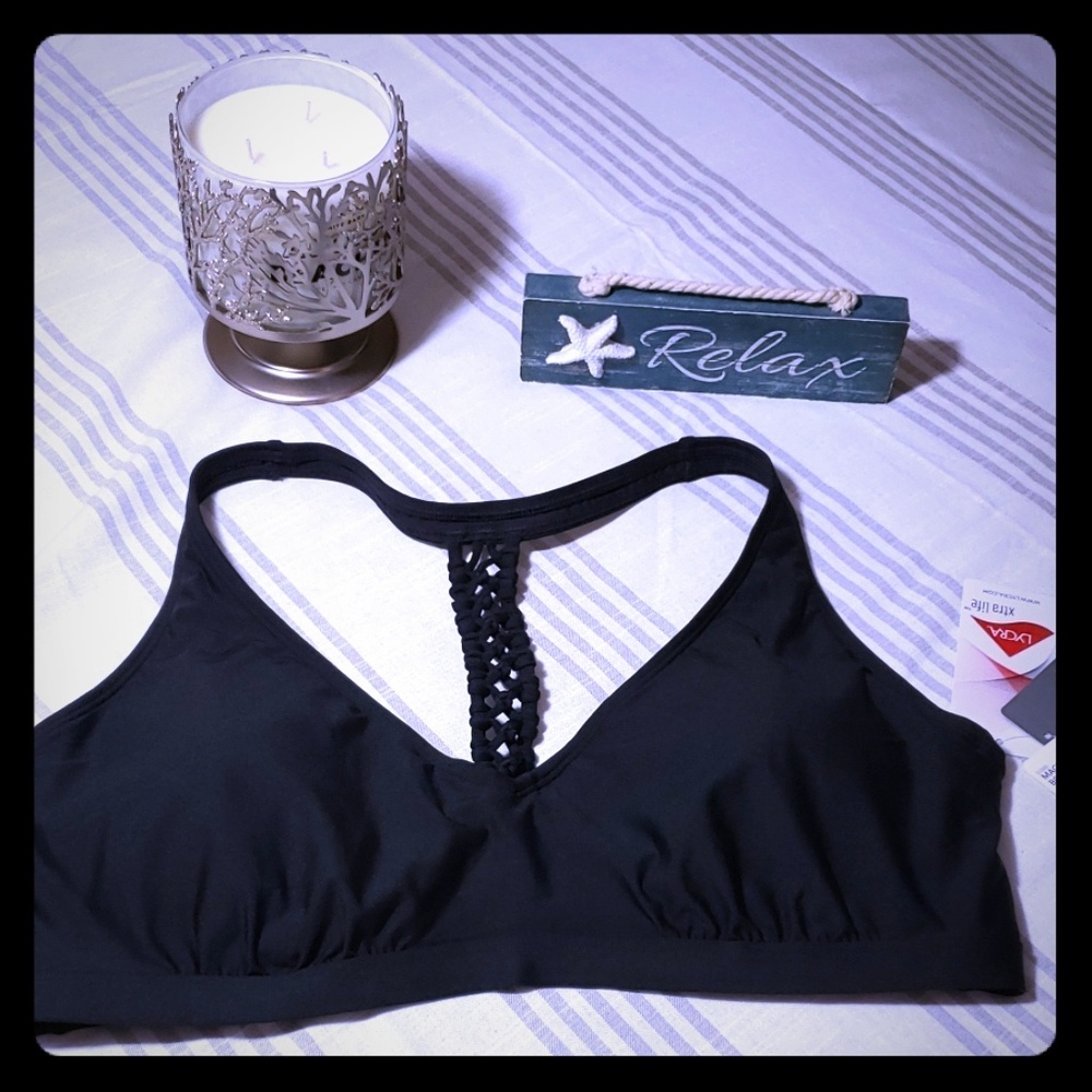 Athleta NWT Macrame T Back Bra Cup Bikini